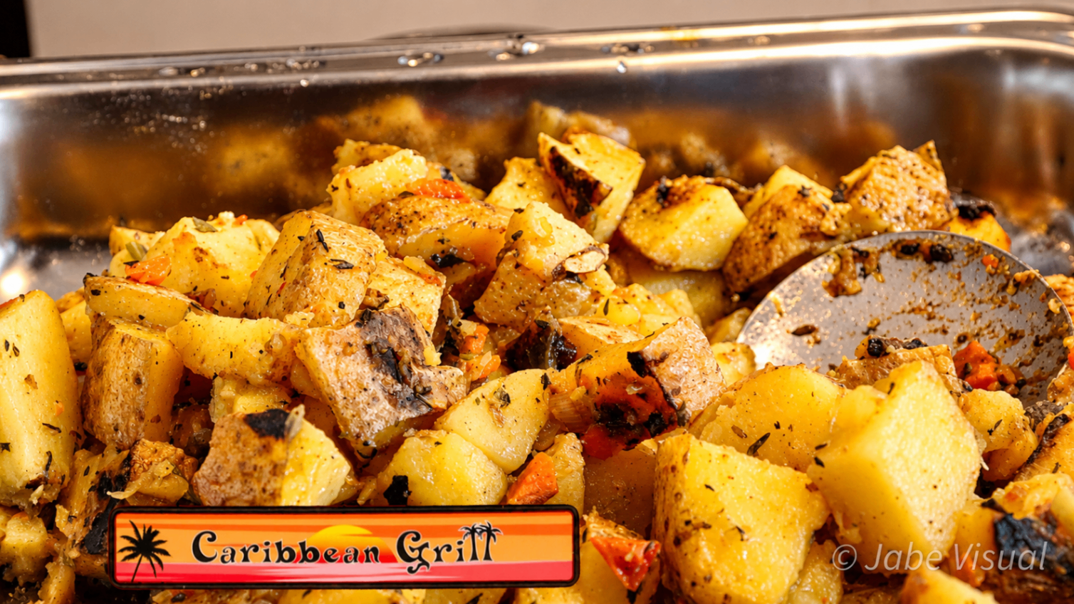 Spiced roasted potatoes on the brunch line